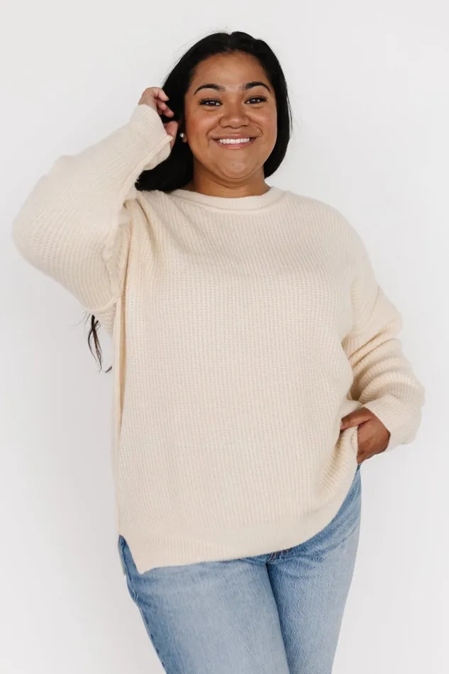 Jacey Knit Sweater Ivory Women Baltic Born Sweaters Jacey Knit Sweater Ivory Women Baltic Born Sweaters
