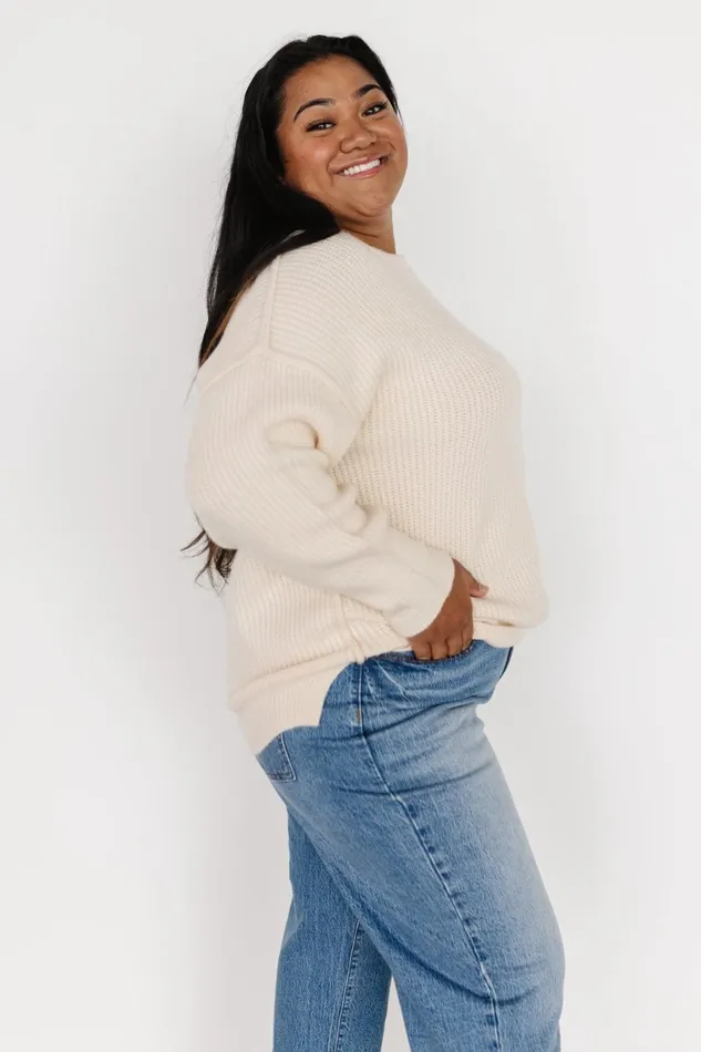Jacey Knit Sweater Ivory Women Baltic Born Sweaters Jacey Knit Sweater Ivory Women Baltic Born Sweaters