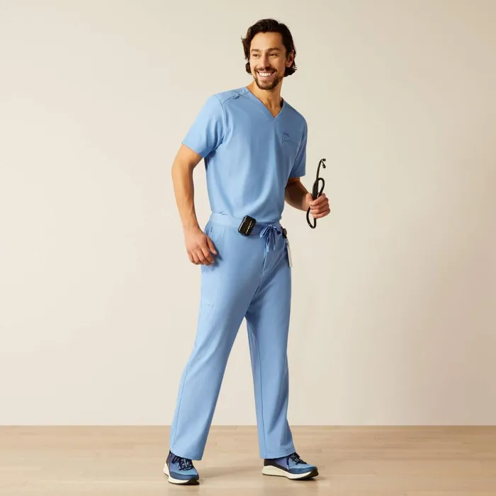 Jacobi Utility Stretch Scrub Pant Light Blue Heather Men Ariat Scrubs Jacobi Utility Stretch Scrub Pant Light Blue Heather Men Ariat Scrubs