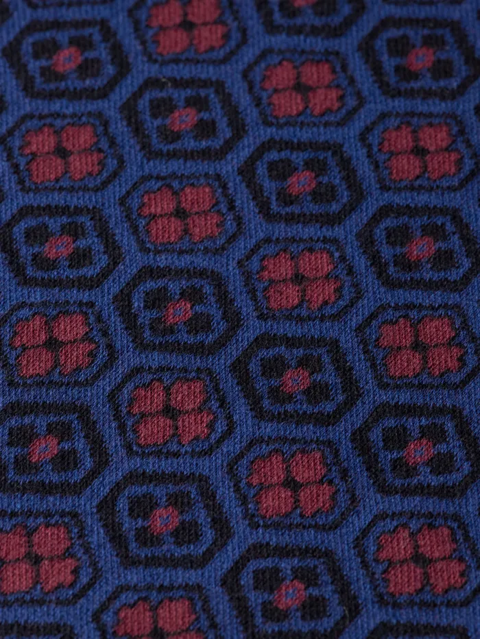 Jacquard Polo Ink Blue Jacquard Men Scotch and Soda TShirts and Polo Shirts