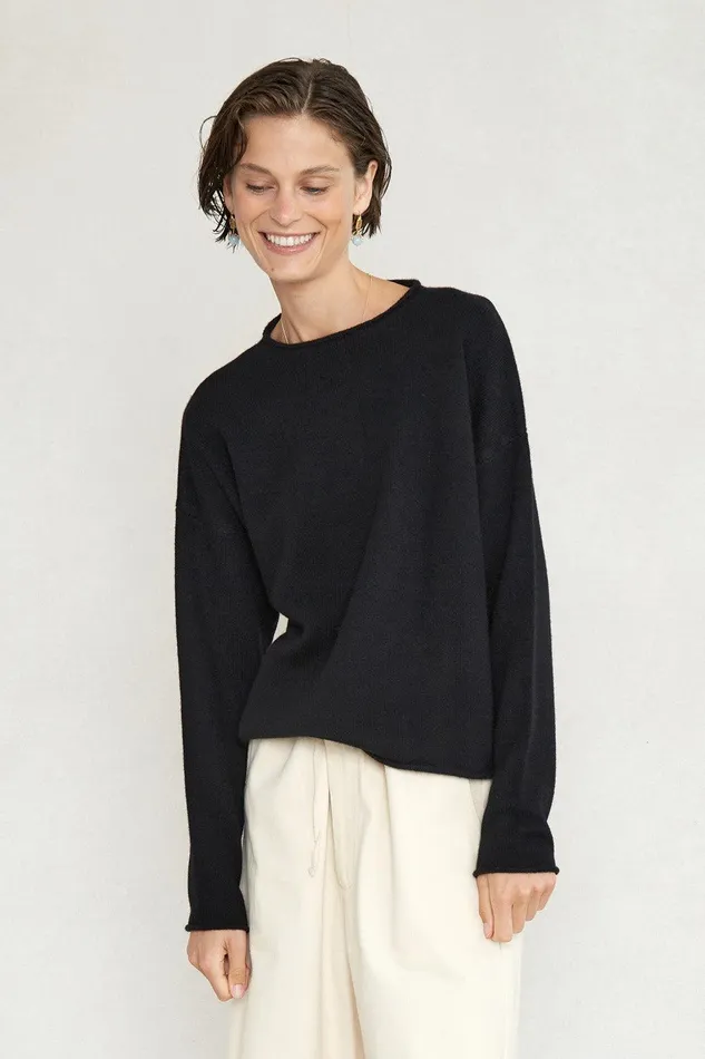 Jane Sweater Black Women Chan Luu Knitwear