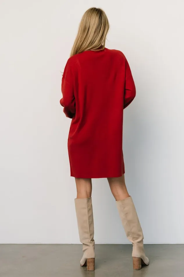 Jennings Sweater Dress Red Women Baltic Born Sweaters Jennings Sweater Dress Red Women Baltic Born Sweaters