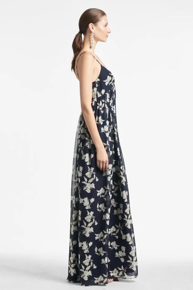 Jessica Gown 8211 Navy Venetia Petal Women Sachin and Babi Boho