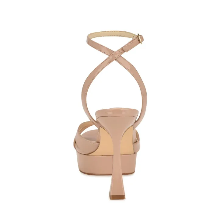 Jessie Platform Ankle Strap Sandals Light Natural Women Nine West Sandals Jessie Platform Ankle Strap Sandals Light Natural Women Nine West Sandals