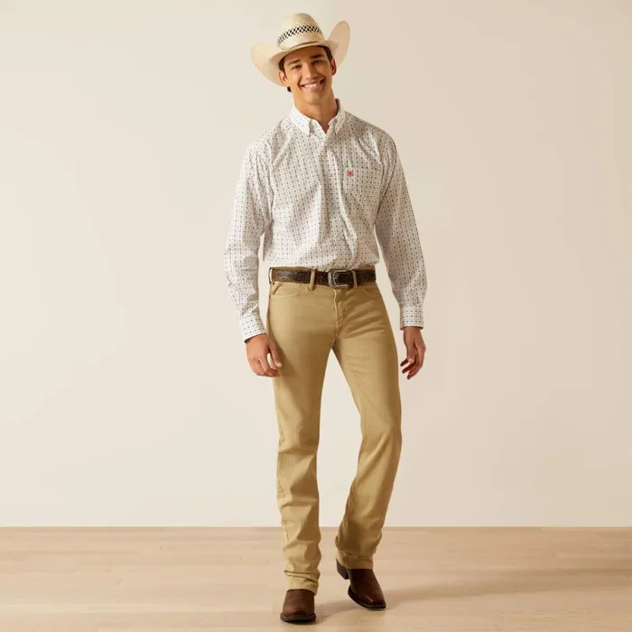 Kade Classic Fit Shirt White Men Ariat Button Down Shirts Kade Classic Fit Shirt White Men Ariat Button Down Shirts