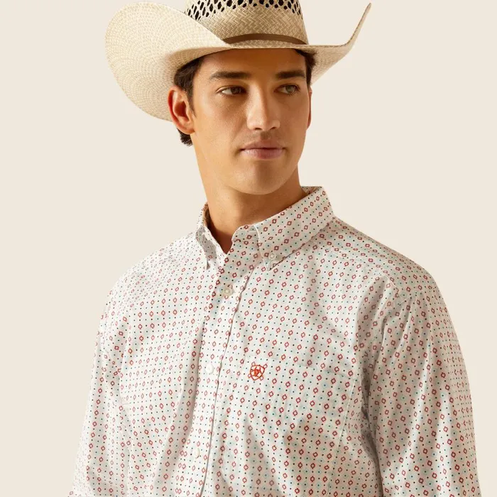 Kade Classic Fit Shirt White Men Ariat Button Down Shirts Kade Classic Fit Shirt White Men Ariat Button Down Shirts