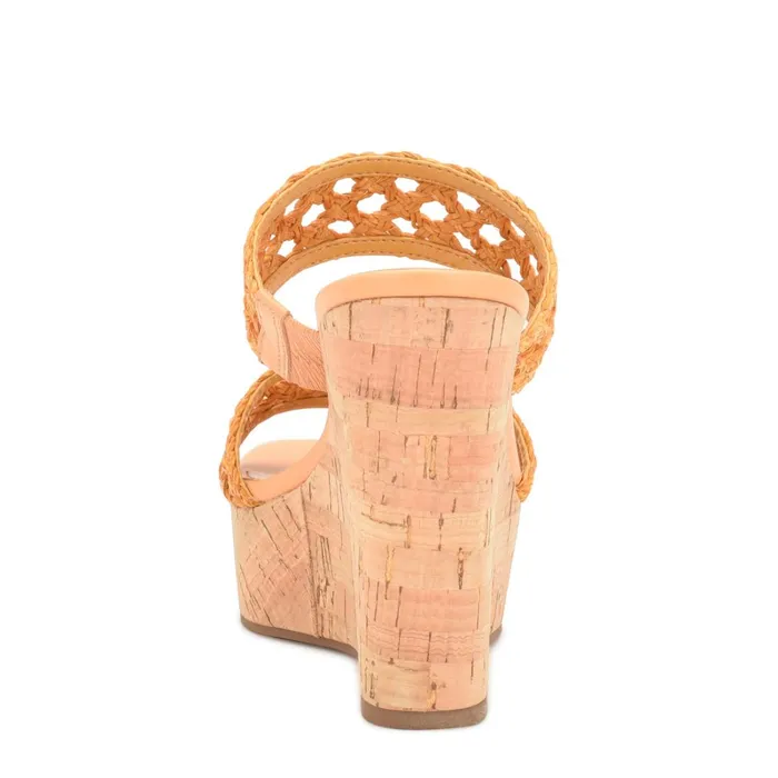 Kalani Wedge Sandals Yellow Women Nine West Wedges Kalani Wedge Sandals Yellow Women Nine West Wedges