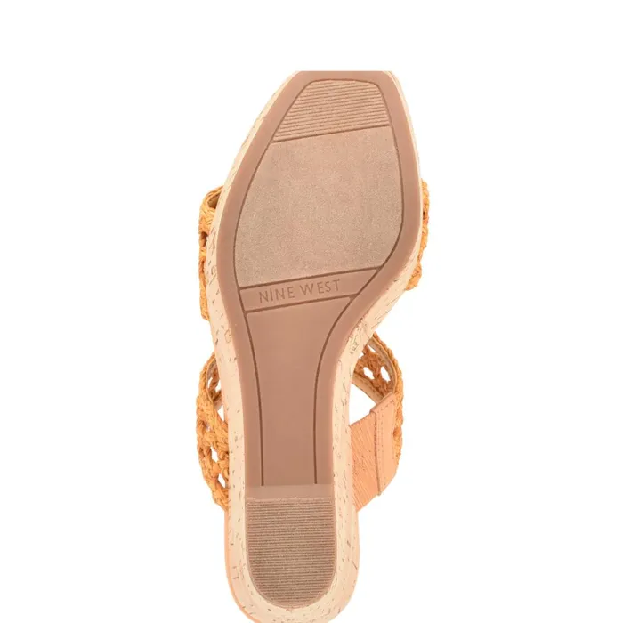 Kalani Wedge Sandals Yellow Women Nine West Wedges Kalani Wedge Sandals Yellow Women Nine West Wedges