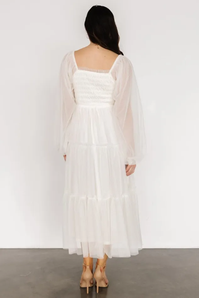 Katrina Tulle Maxi Dress Cream Women Baltic Born Bridal Katrina Tulle Maxi Dress Cream Women Baltic Born Bridal