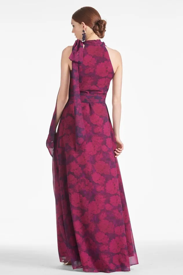 Kayla Gown 8211 Magenta Bloom Women Sachin and Babi Boho