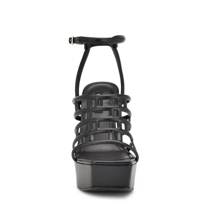 Kelinda Ankle Strap Platform Sandals Black Women Nine West High Heels Kelinda Ankle Strap Platform Sandals Black Women Nine West High Heels