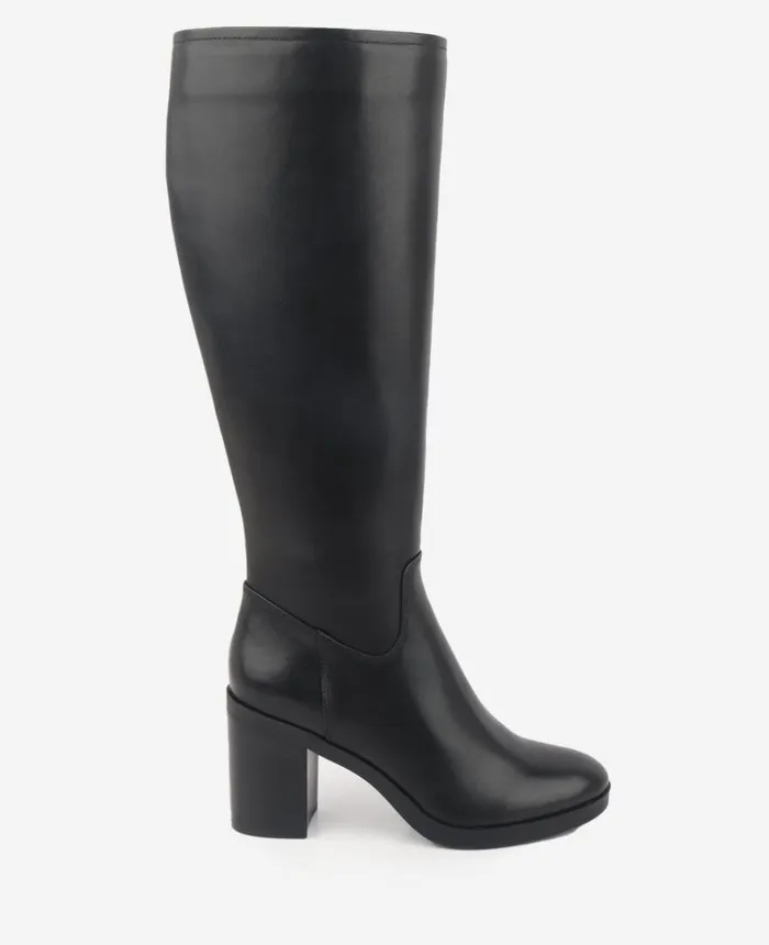 Kenneth Cole Boots and Booties Women Veronica Tall Knee Boot Black Leather