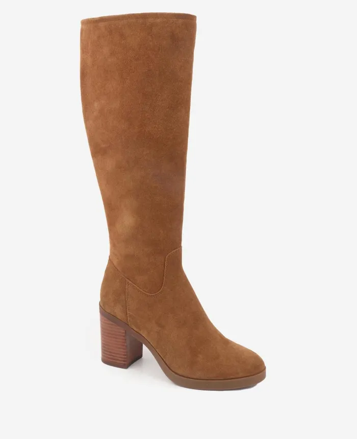 Kenneth Cole Boots and Booties Women Veronica Tall Knee Boot Tobacco Suede Kenneth Cole Boots and Booties Women Veronica Tall Knee Boot Tobacco Suede