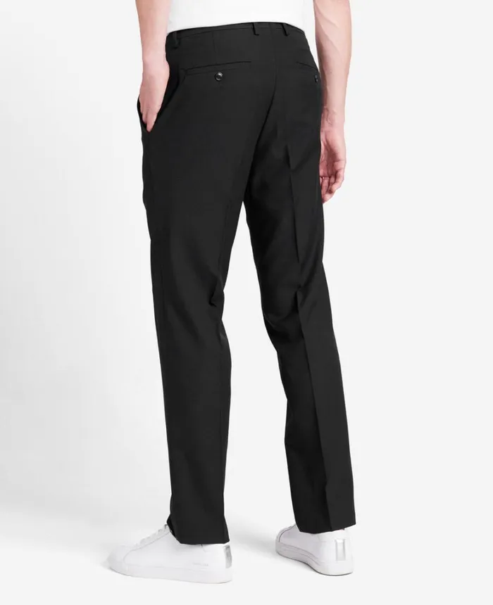 Kenneth Cole Dress Pants Men SlimFit Stretch Twill Dress Pant Black Kenneth Cole Dress Pants Men SlimFit Stretch Twill Dress Pant Black
