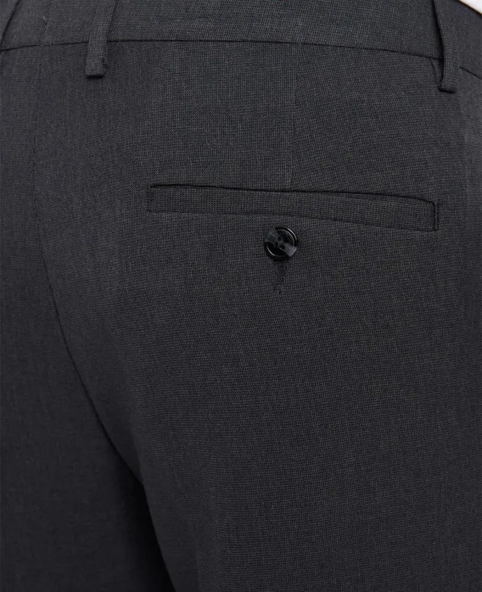Kenneth Cole Dress Pants Men SlimFit Tic Weave Dress Pant Charcoal Kenneth Cole Dress Pants Men SlimFit Tic Weave Dress Pant Charcoal