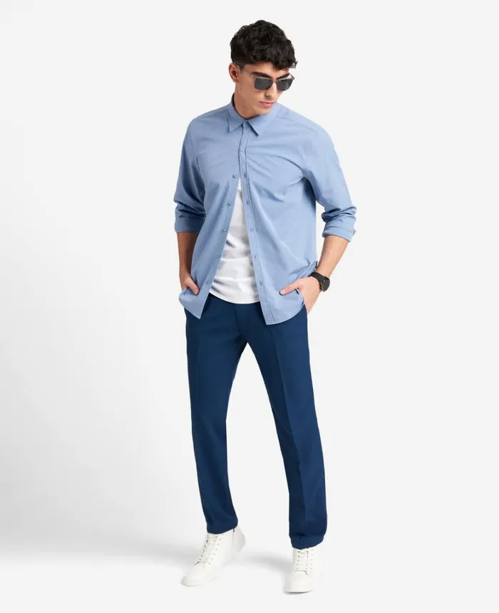 Kenneth Cole Dress Pants Men Stretch Micro Check ModernFit TECHNICOLE Dress Pant Blue Kenneth Cole Dress Pants Men Stretch Micro Check ModernFit TECHNICOLE Dress Pant Blue