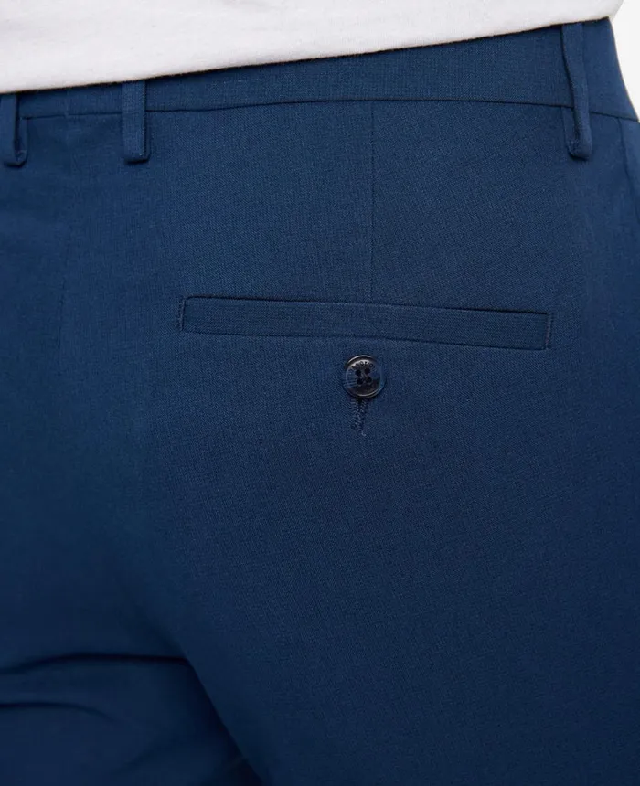 Kenneth Cole Dress Pants Men Stretch Micro Check ModernFit TECHNICOLE Dress Pant Blue Kenneth Cole Dress Pants Men Stretch Micro Check ModernFit TECHNICOLE Dress Pant Blue