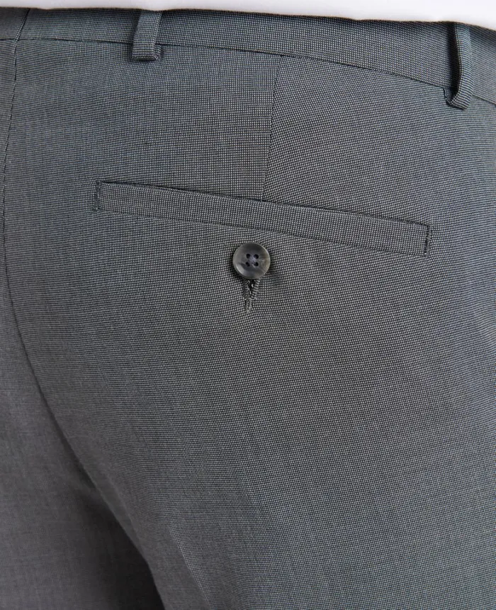 Kenneth Cole Dress Pants Men Stretch Suit Separate Pant Silver Kenneth Cole Dress Pants Men Stretch Suit Separate Pant Silver