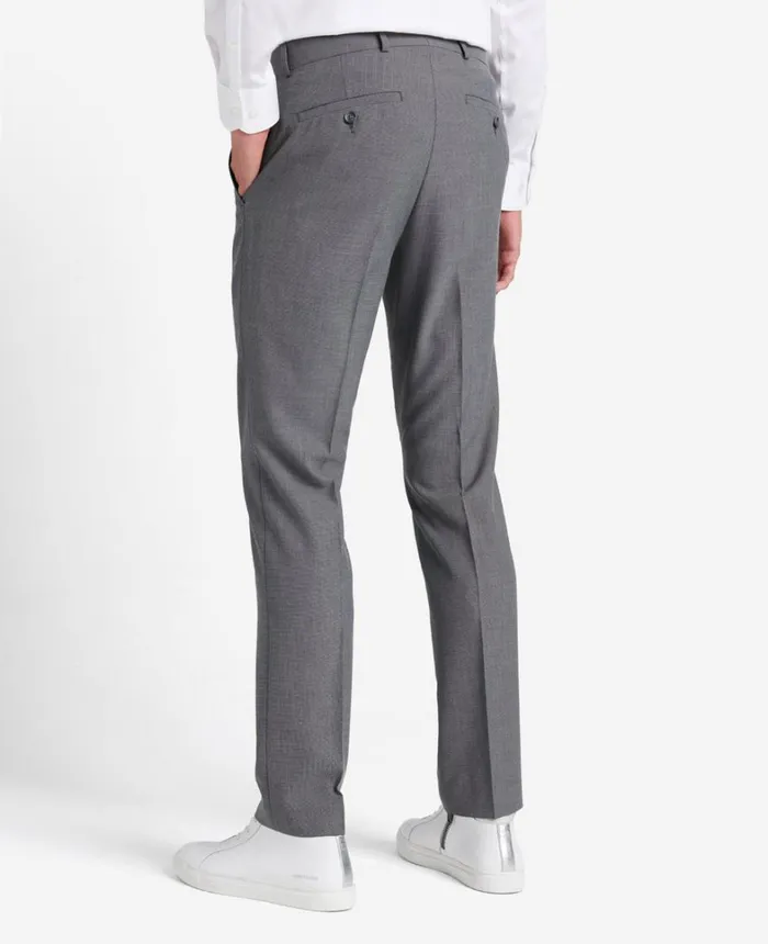 Kenneth Cole Dress Pants Men Stretch Suit Separate Pant Silver Kenneth Cole Dress Pants Men Stretch Suit Separate Pant Silver