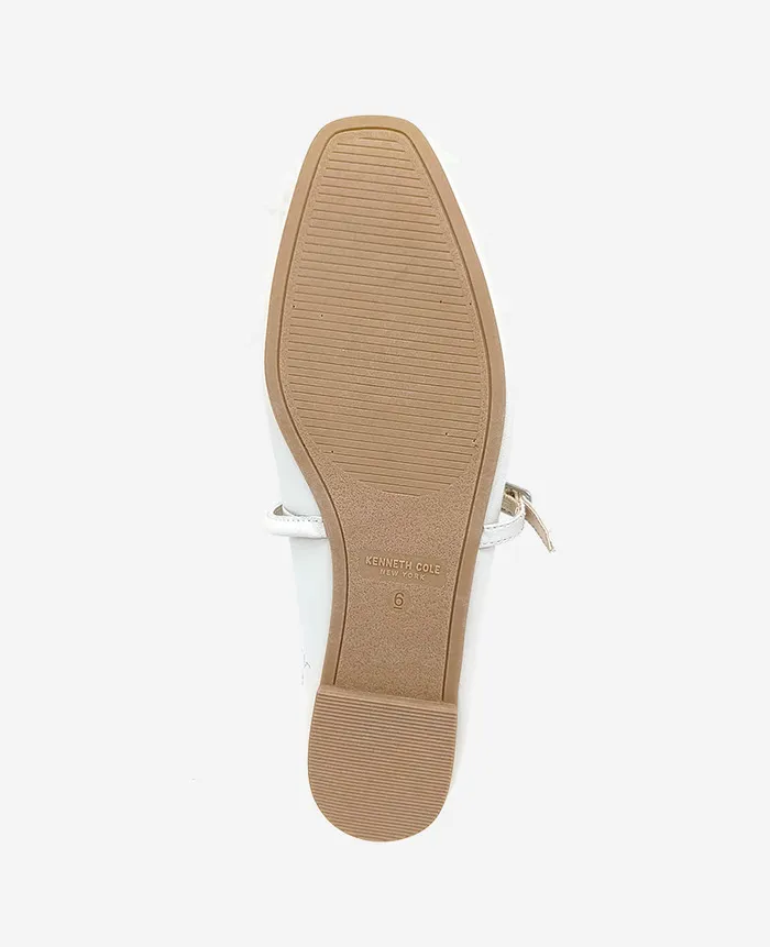 Kenneth Cole Flats and Loafers Women Magnolia Leather Ballet Flat Ecru Leather Kenneth Cole Flats and Loafers Women Magnolia Leather Ballet Flat Ecru Leather