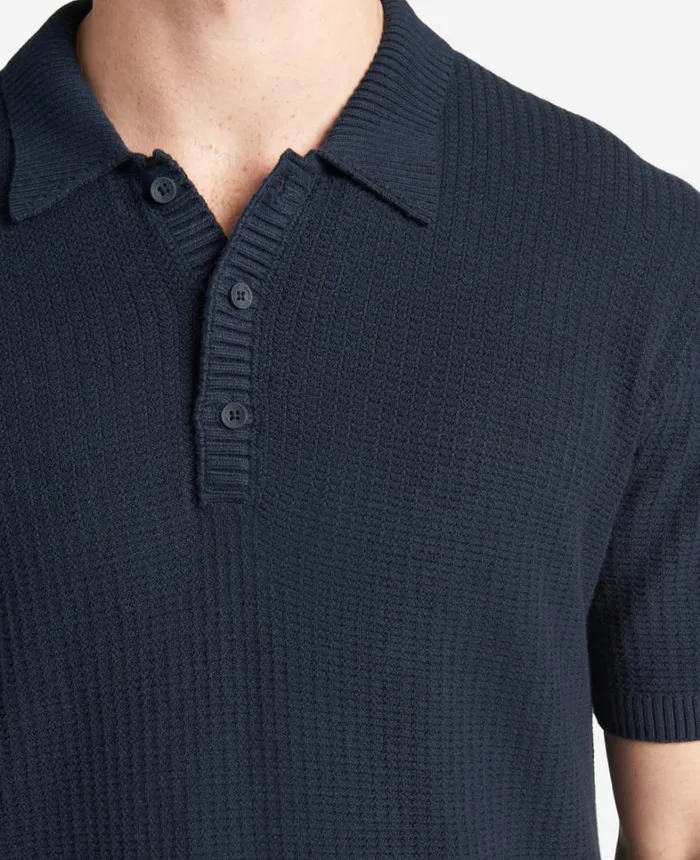 Kenneth Cole Polos and TShirts Men The Sweater Polo Navy