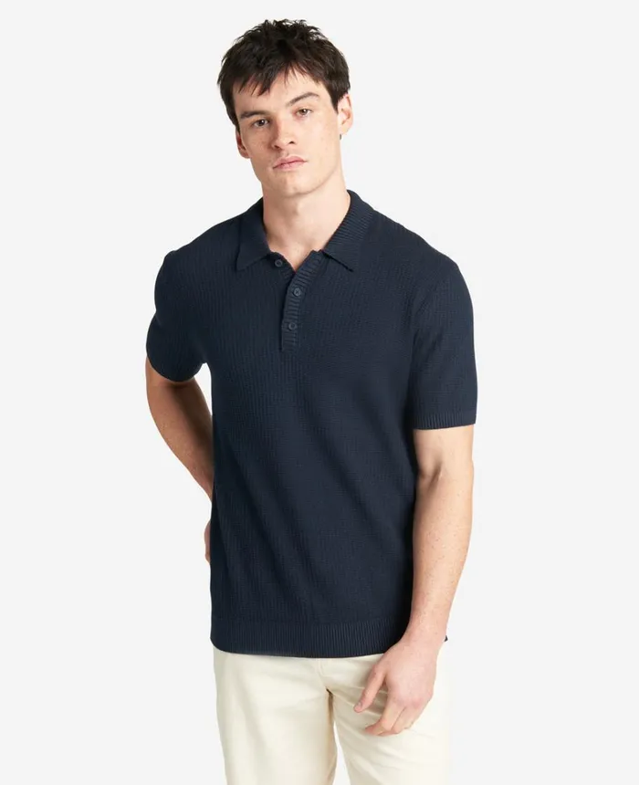 Kenneth Cole Polos and TShirts Men The Sweater Polo Navy