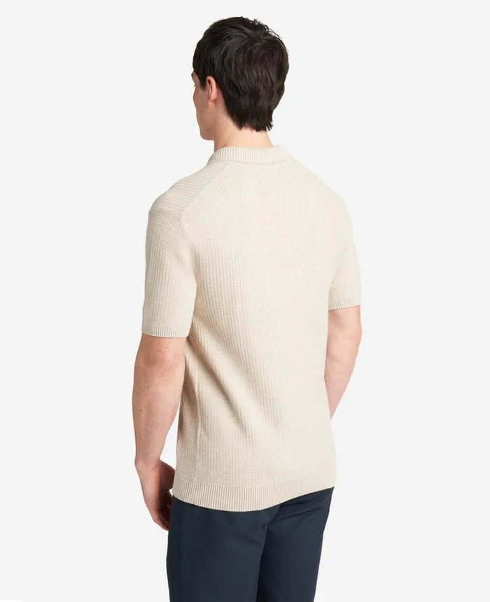 Kenneth Cole Polos and TShirts Men The Sweater Polo Tan Mix