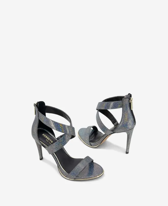 Kenneth Cole Pumps and Heels Women Brooke Cross Strap Heeled Sandal Blackmulti Micro Kenneth Cole Pumps and Heels Women Brooke Cross Strap Heeled Sandal Blackmulti Micro