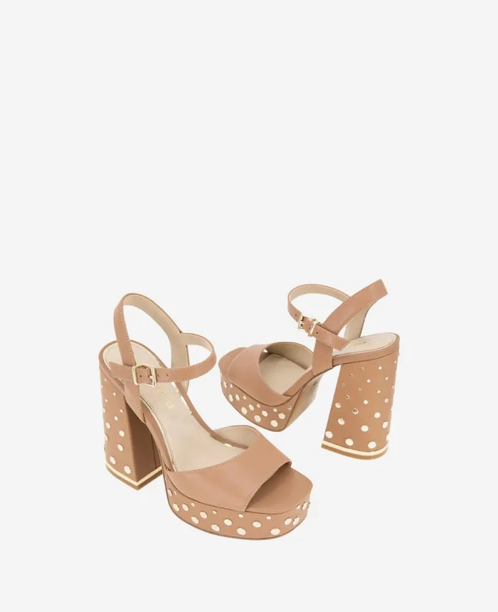 Kenneth Cole Pumps and Heels Women Dolly Stud Ankle Strap Platform Heeled Sandal Classic Tan Kenneth Cole Pumps and Heels Women Dolly Stud Ankle Strap Platform Heeled Sandal Classic Tan