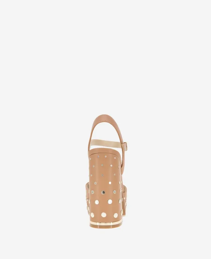 Kenneth Cole Pumps and Heels Women Dolly Stud Ankle Strap Platform Heeled Sandal Classic Tan Kenneth Cole Pumps and Heels Women Dolly Stud Ankle Strap Platform Heeled Sandal Classic Tan