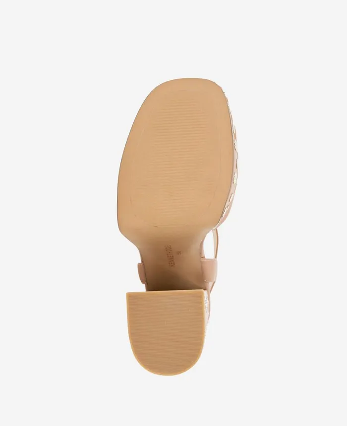 Kenneth Cole Pumps and Heels Women Dolly Stud Ankle Strap Platform Heeled Sandal Classic Tan Kenneth Cole Pumps and Heels Women Dolly Stud Ankle Strap Platform Heeled Sandal Classic Tan