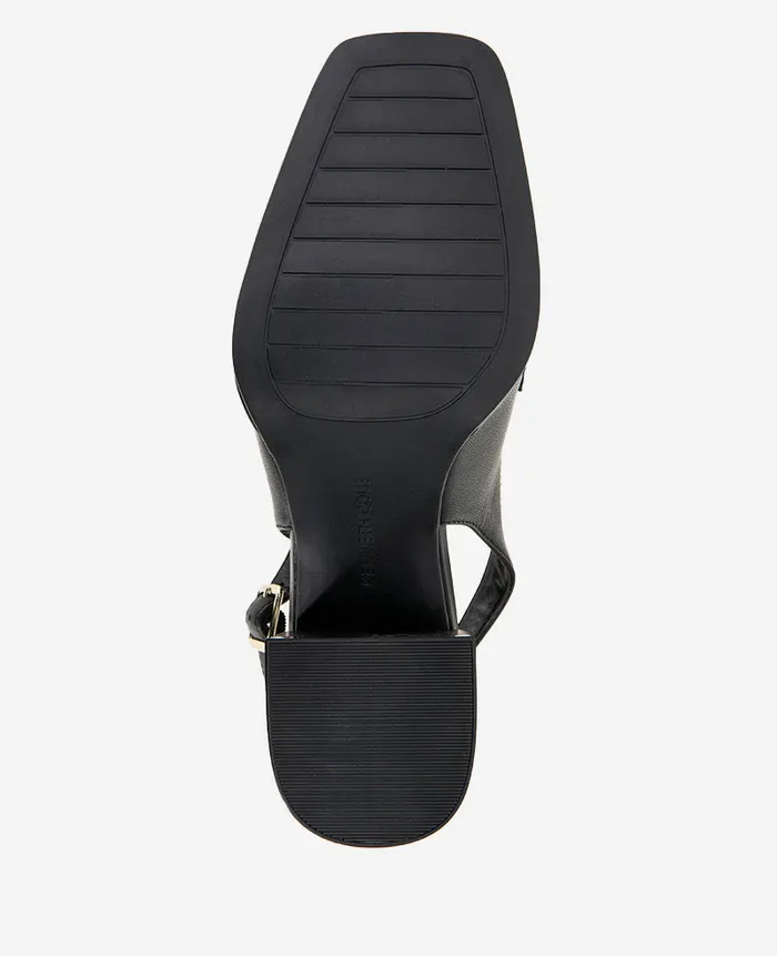 Kenneth Cole Pumps and Heels Women Elina Leather Slingback Loafer Black Leather Kenneth Cole Pumps and Heels Women Elina Leather Slingback Loafer Black Leather