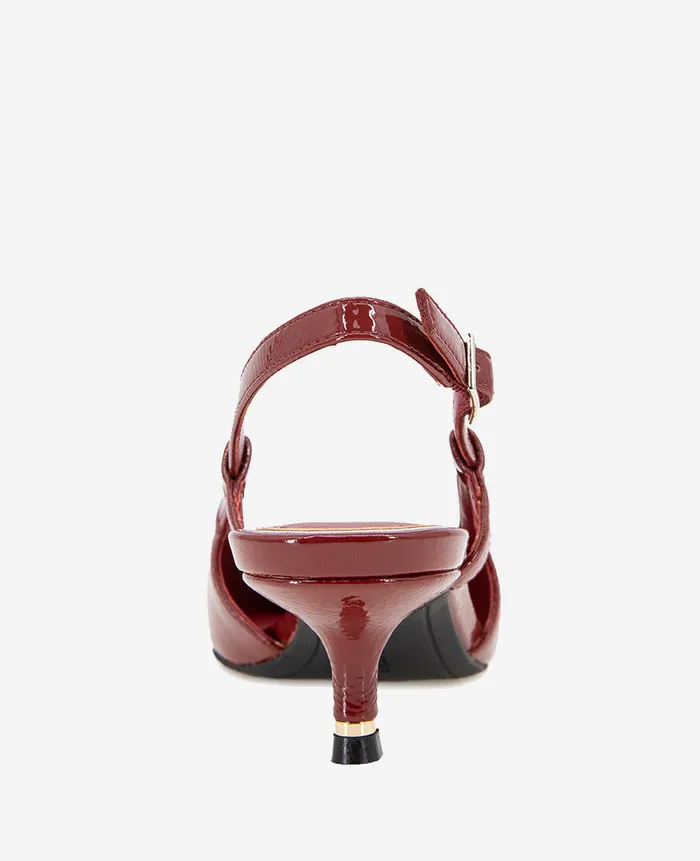 Kenneth Cole Pumps and Heels Women Martha Patent Slingback Heel Rio Red Patent Kenneth Cole Pumps and Heels Women Martha Patent Slingback Heel Rio Red Patent