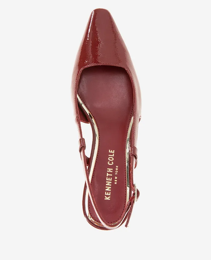 Kenneth Cole Pumps and Heels Women Martha Patent Slingback Heel Rio Red Patent Kenneth Cole Pumps and Heels Women Martha Patent Slingback Heel Rio Red Patent