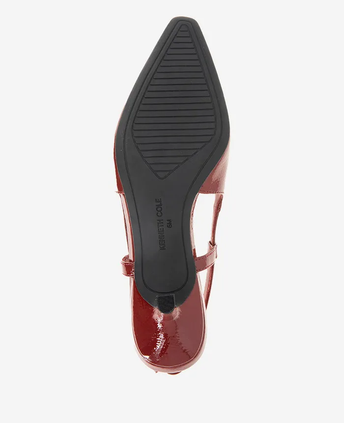Kenneth Cole Pumps and Heels Women Martha Patent Slingback Heel Rio Red Patent Kenneth Cole Pumps and Heels Women Martha Patent Slingback Heel Rio Red Patent