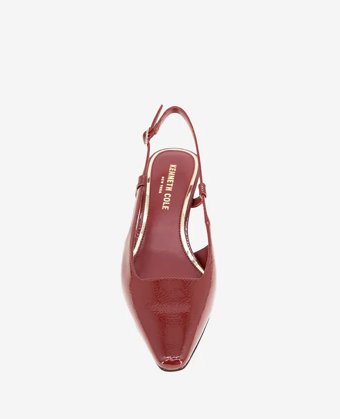 Kenneth Cole Pumps and Heels Women Martha Patent Slingback Heel Rio Red Patent Kenneth Cole Pumps and Heels Women Martha Patent Slingback Heel Rio Red Patent