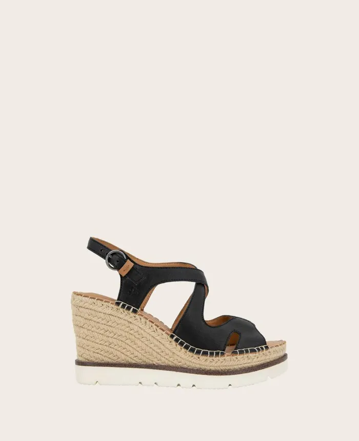 Kenneth Cole Sandals and Wedges Women GENTLE SOULS Elise Espadrille Wedge Black