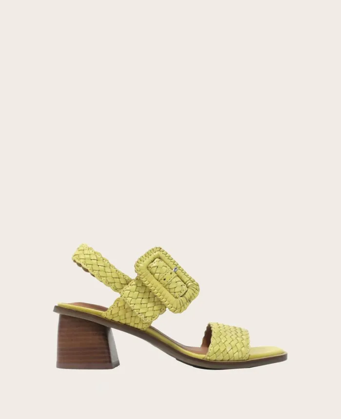 Kenneth Cole Sandals and Wedges Women GENTLE SOULS Madylyn Woven Heel Sandal Banana