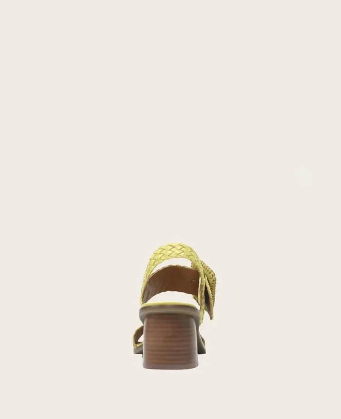 Kenneth Cole Sandals and Wedges Women GENTLE SOULS Madylyn Woven Heel Sandal Banana Kenneth Cole Sandals and Wedges Women GENTLE SOULS Madylyn Woven Heel Sandal Banana