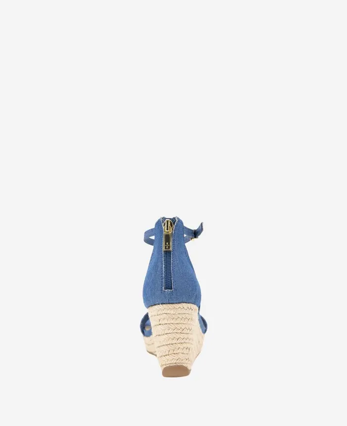 Kenneth Cole Sandals and Wedges Women REACTION 8211 The Colton Espadrille Wedge Sandal Denim Kenneth Cole Sandals and Wedges Women REACTION 8211 The Colton Espadrille Wedge Sandal Denim