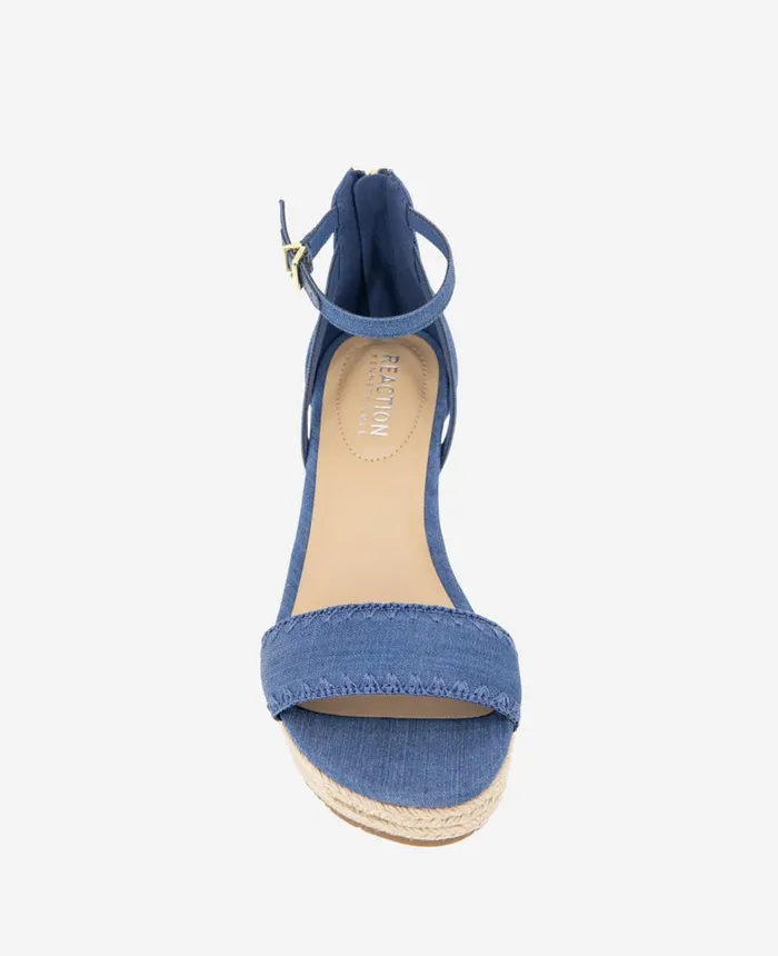 Kenneth Cole Sandals and Wedges Women REACTION 8211 The Colton Espadrille Wedge Sandal Denim Kenneth Cole Sandals and Wedges Women REACTION 8211 The Colton Espadrille Wedge Sandal Denim