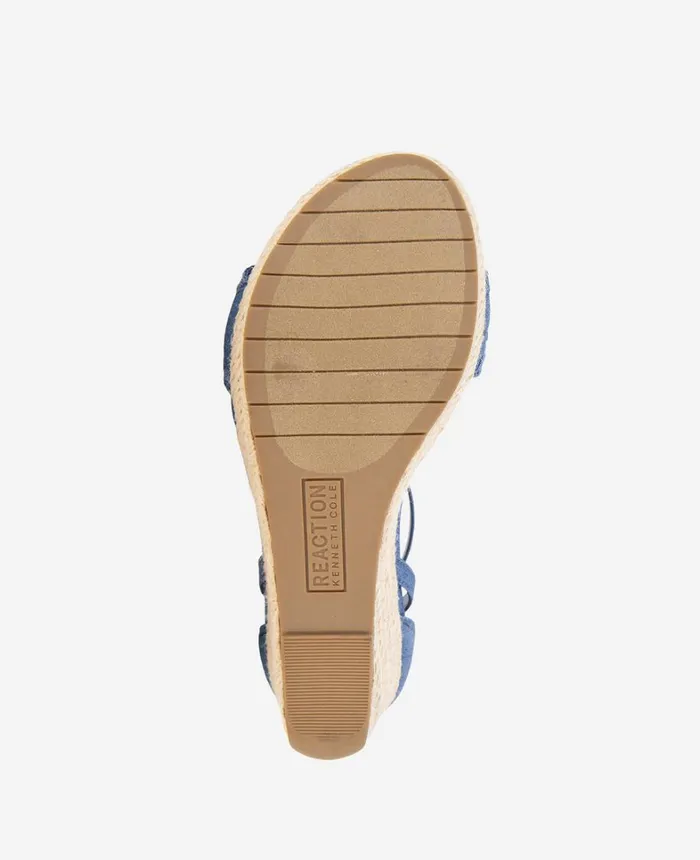 Kenneth Cole Sandals and Wedges Women REACTION 8211 The Colton Espadrille Wedge Sandal Denim Kenneth Cole Sandals and Wedges Women REACTION 8211 The Colton Espadrille Wedge Sandal Denim