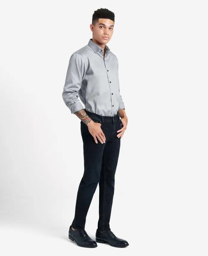 Kenneth Cole Shirts Men RegularFit ButtonDown Stretch Dress Shirt With TEK FIT Flint Kenneth Cole Shirts Men RegularFit ButtonDown Stretch Dress Shirt With TEK FIT Flint