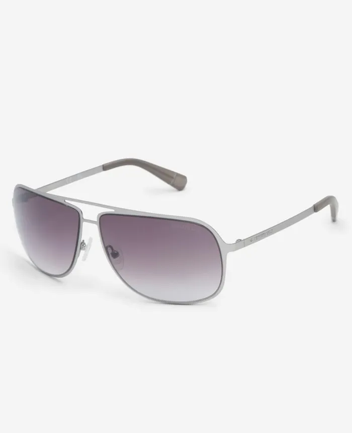 Kenneth Cole Sunglasses Men Metal Aviator Sunglasses Nickeltin