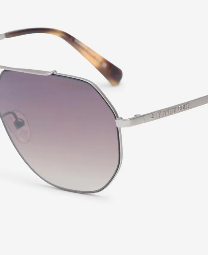Kenneth Cole Sunglasses Men Metal Aviator Sunglasses Ruthenium Kenneth Cole Sunglasses Men Metal Aviator Sunglasses Ruthenium
