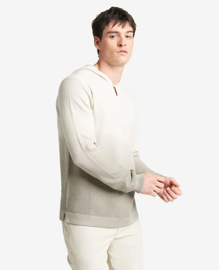 Kenneth Cole Sweaters Men Dip Dye Sweater Hoodie Tangrey