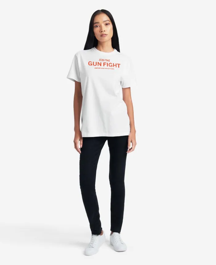 Kenneth Cole TShirts MenWomen Site Exclusive Join The Gun Fight TShirt White Kenneth Cole TShirts MenWomen Site Exclusive Join The Gun Fight TShirt White