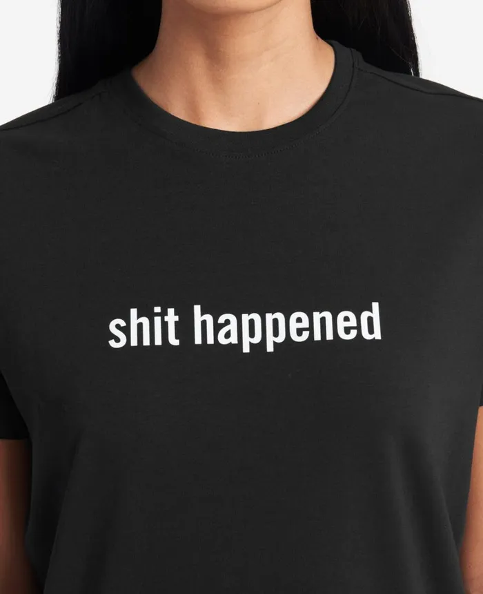 Kenneth Cole TShirts MenWomen Site Exclusive Shit Happened TShirt Black Kenneth Cole TShirts MenWomen Site Exclusive Shit Happened TShirt Black