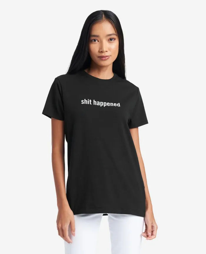 Kenneth Cole TShirts MenWomen Site Exclusive Shit Happened TShirt Black Kenneth Cole TShirts MenWomen Site Exclusive Shit Happened TShirt Black