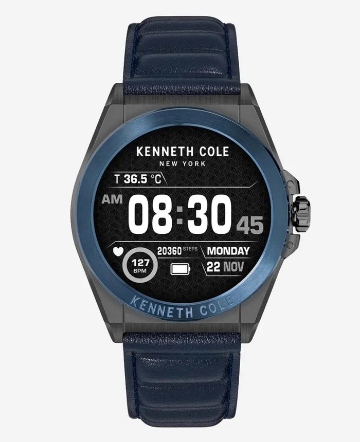 Kenneth Cole Watches Men The Wellness Smartwatch 20 With Interchangeable Band Set Blue